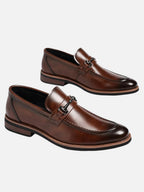 Kacob | Horsebit Leather Loafers
