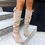 kacob womens elegant everyday calf boots