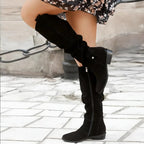 kacob womens elegant everyday calf boots