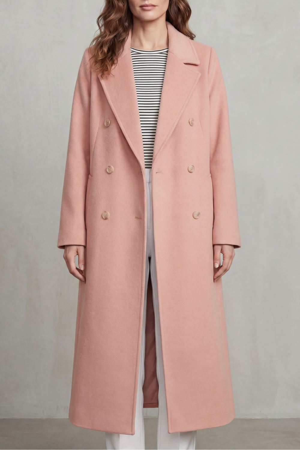 Kacob | Double-Breasted Wool-Blend Coat