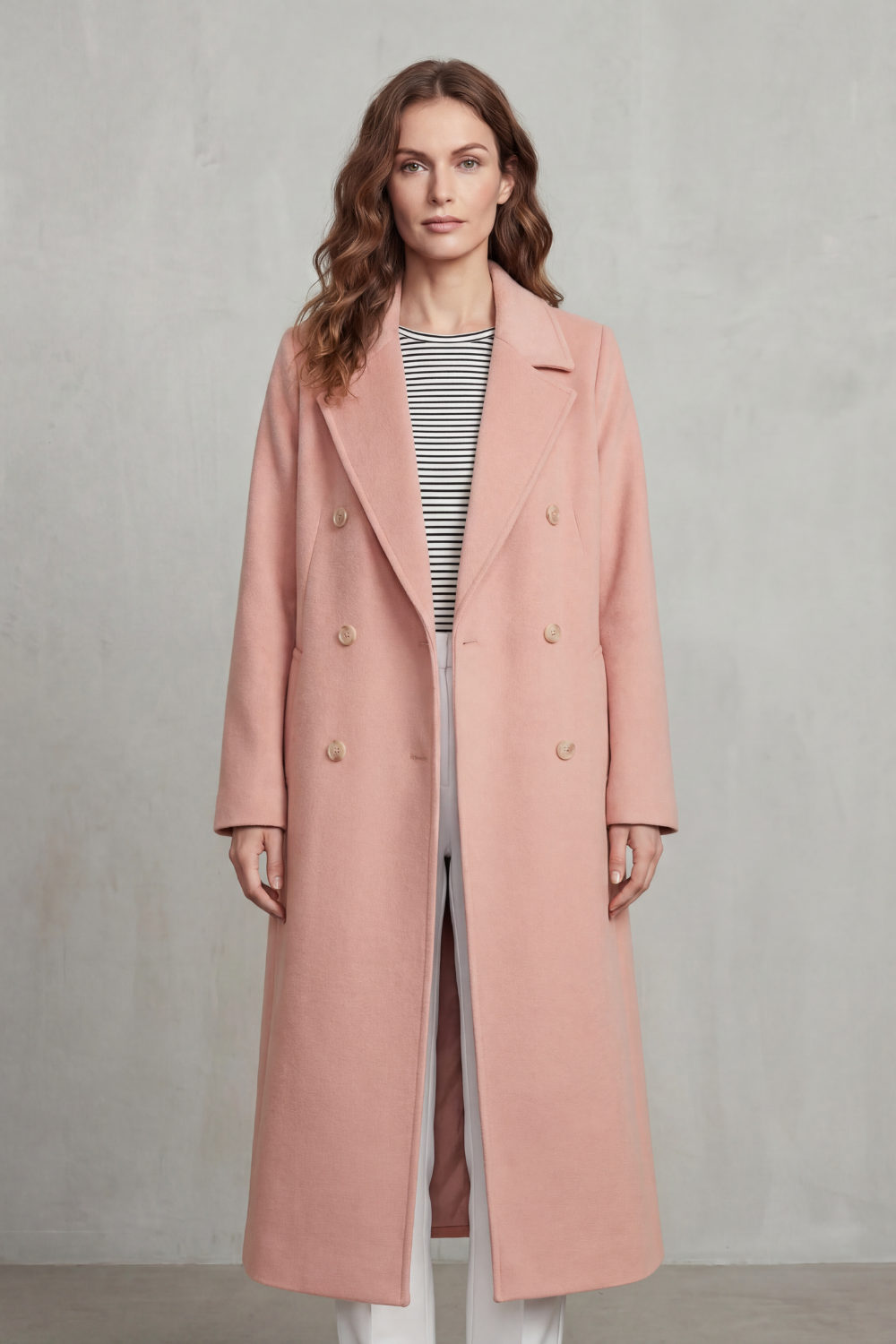 Kacob | Double-Breasted Wool-Blend Coat