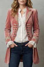 Kacob | Embroidered Vintage Longline Coat