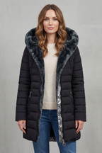 Kacob | Faux Fur Lined Hooded Parka Coat