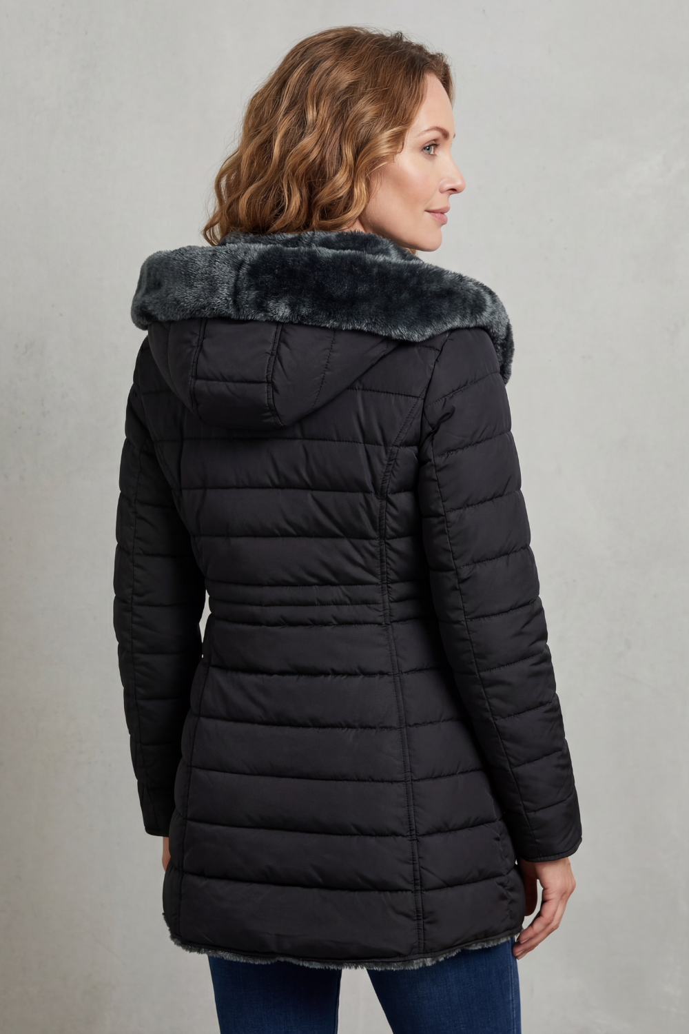Kacob | Faux Fur Lined Hooded Parka Coat