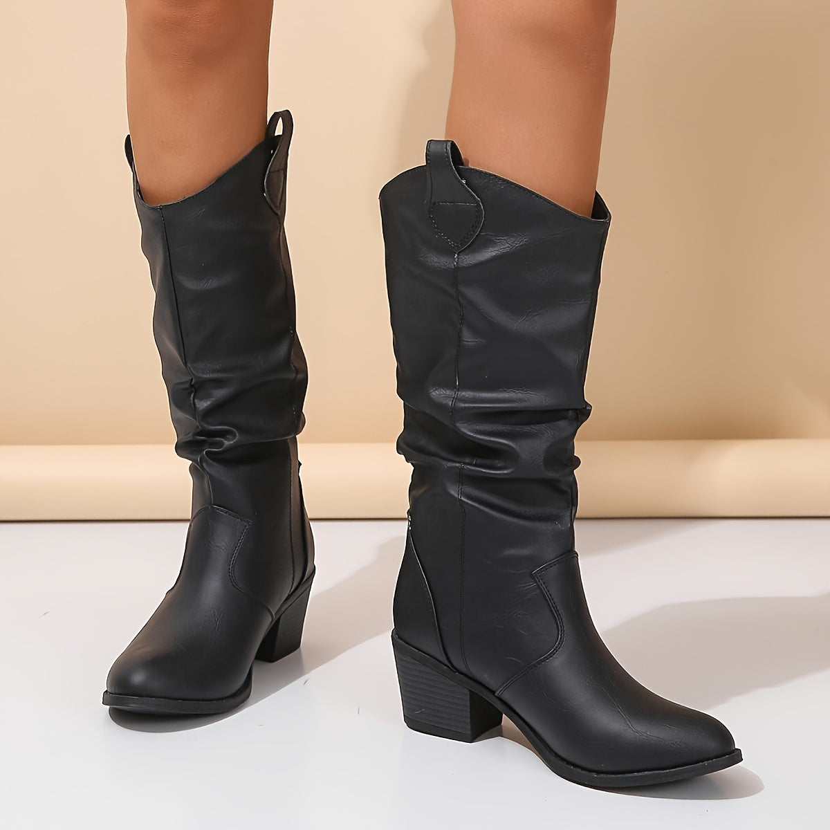 kacob womens wide calf western boots