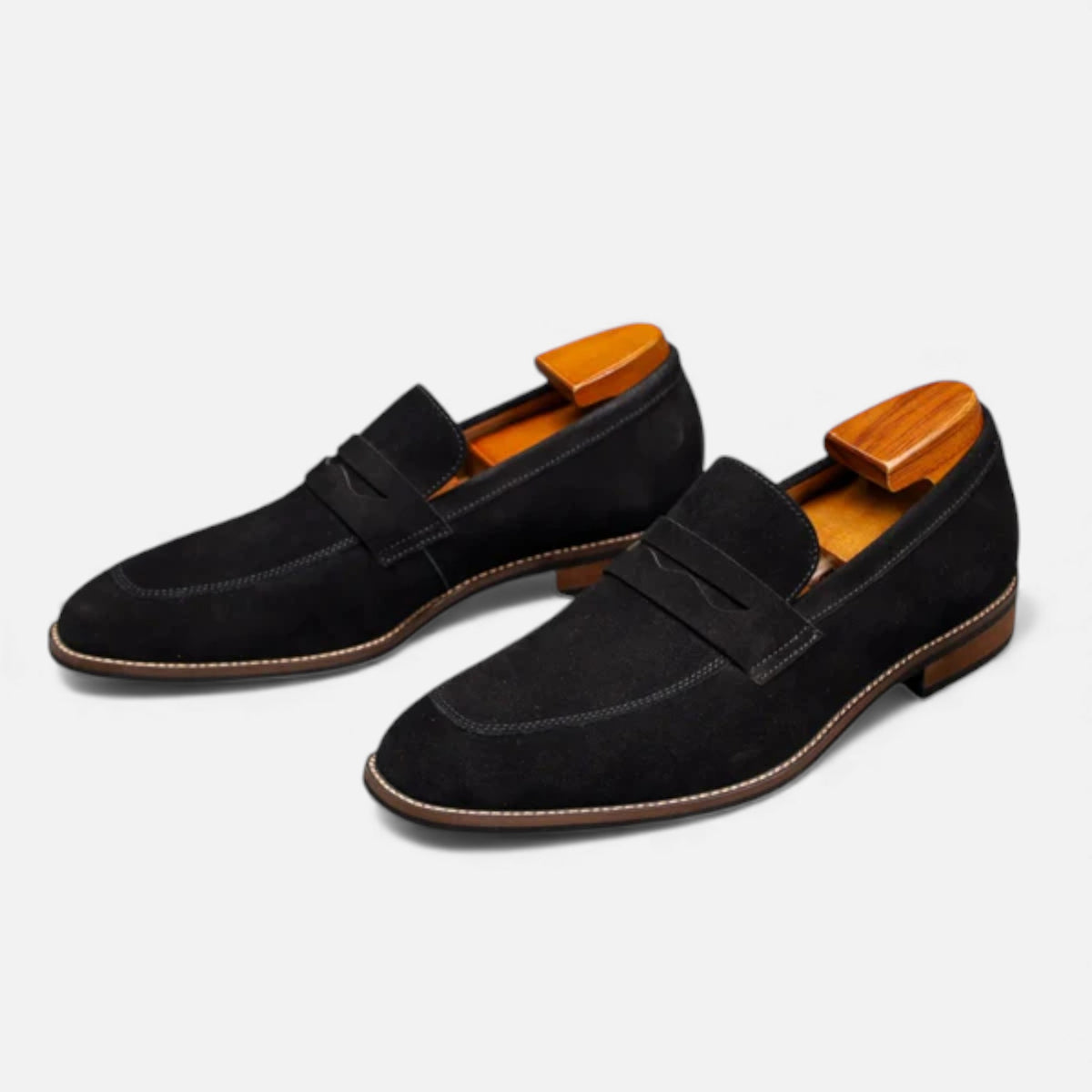 Kacob | Mens Penny Loafers Leather