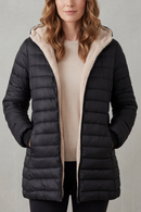 Kacob | Fleece Lined Hooded Puffer Jacket