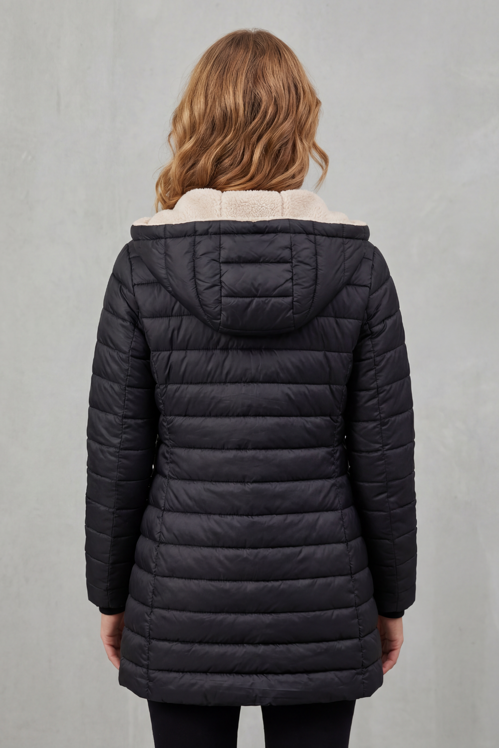 Kacob | Fleece Lined Hooded Puffer Jacket