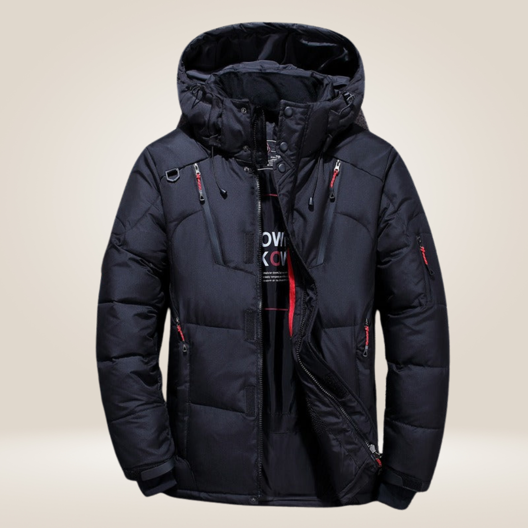 Kacob | Men's Hooded Waterproof Puffer Jacket