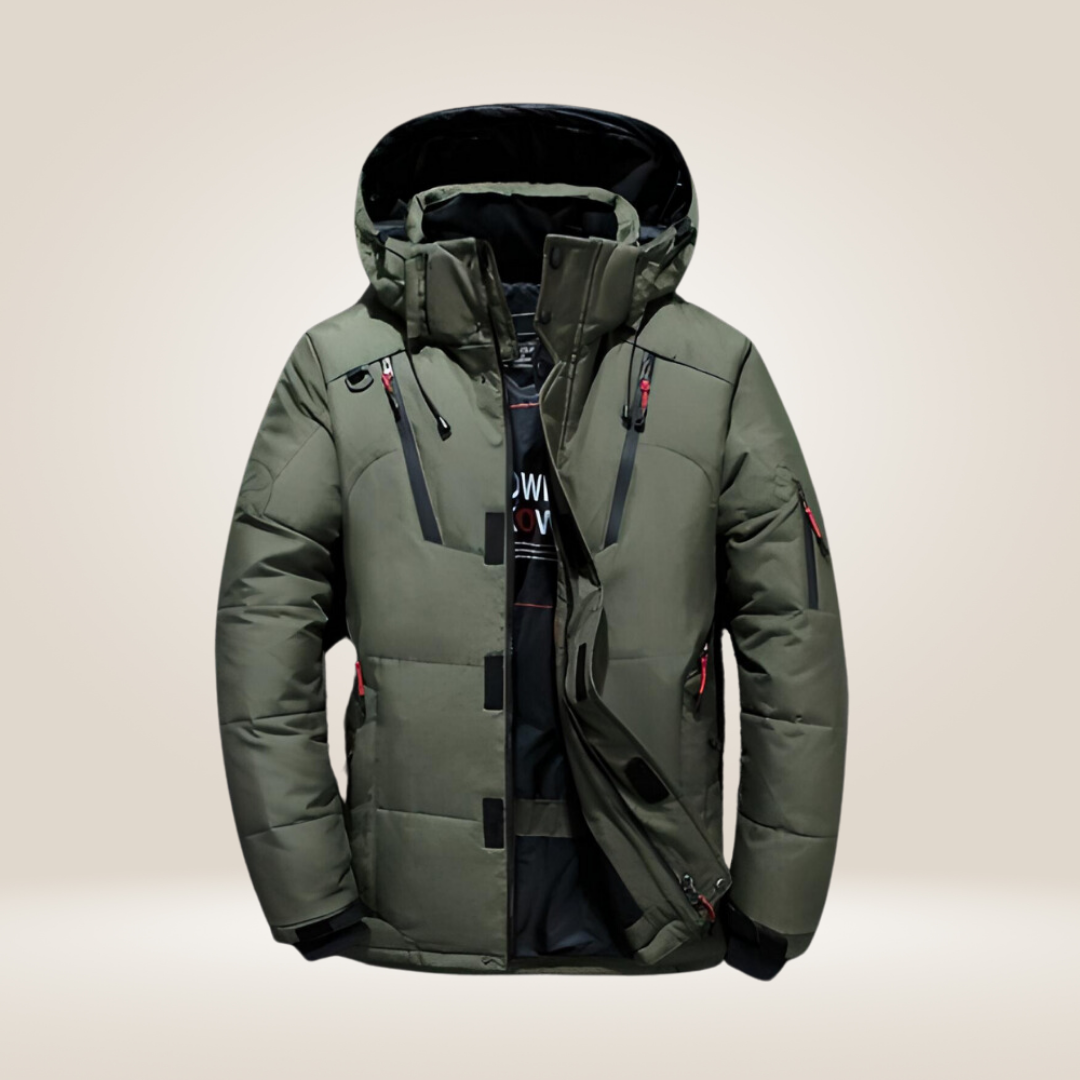 Kacob | Men's Hooded Waterproof Puffer Jacket