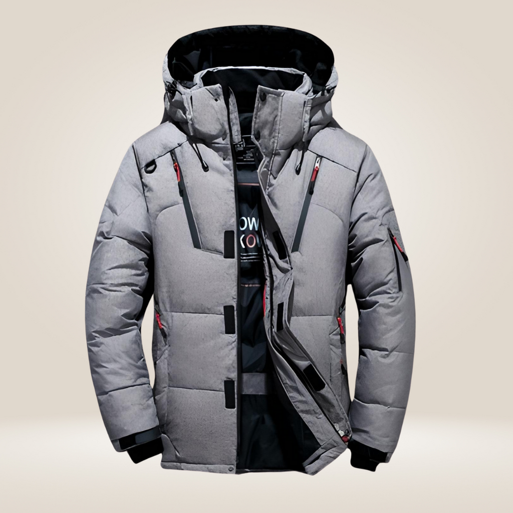 Kacob | Men's Hooded Waterproof Puffer Jacket