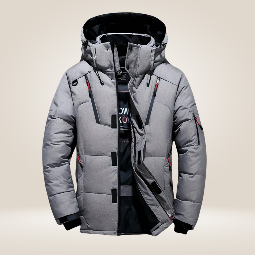 Kacob | Men's Hooded Waterproof Puffer Jacket