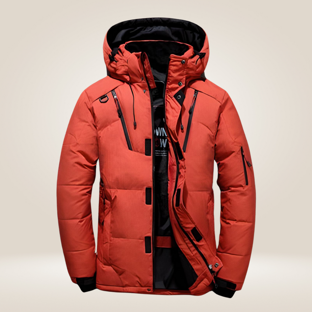 Kacob | Men's Hooded Waterproof Puffer Jacket