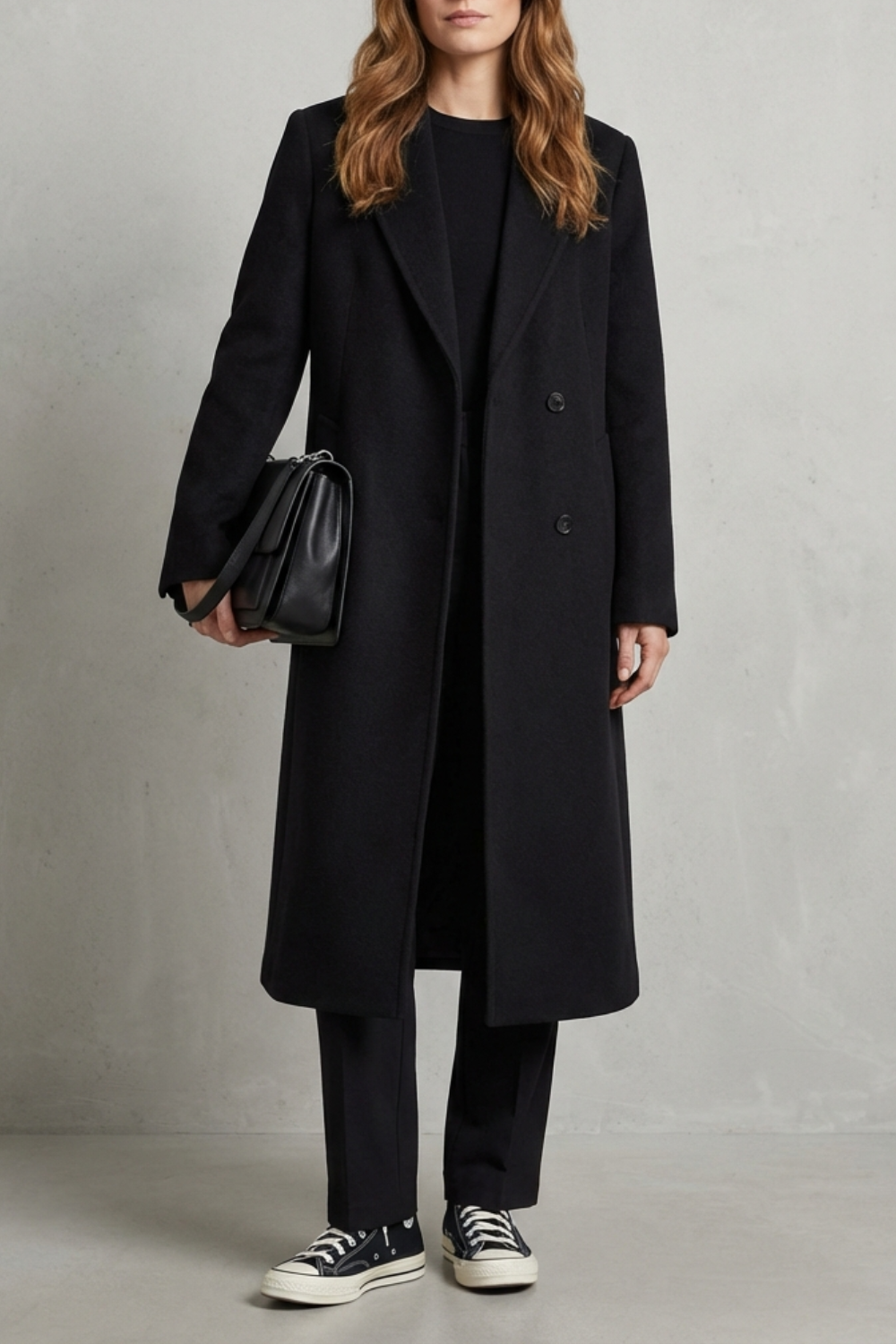 Kacob | Herringbone Wool Overcoat