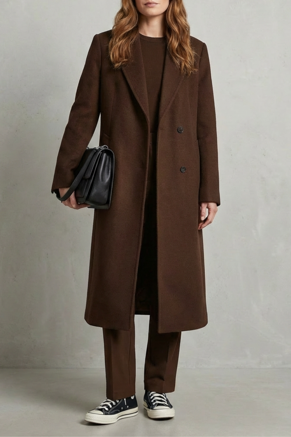 Kacob | Herringbone Wool Overcoat