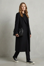 Kacob | Herringbone Wool Overcoat