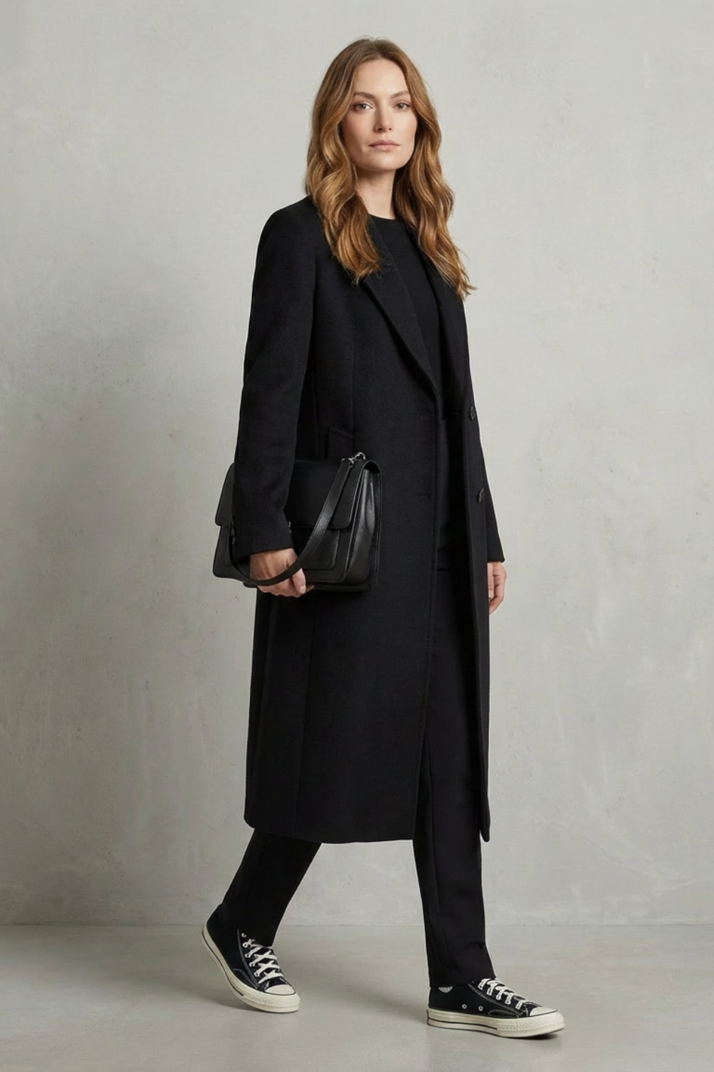 Kacob | Herringbone Wool Overcoat
