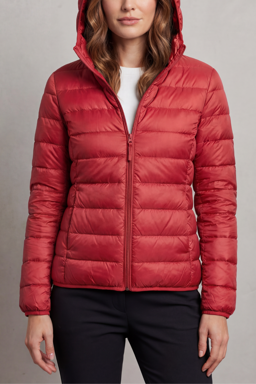 Kacob | Hooded Zip Puffer Jacket