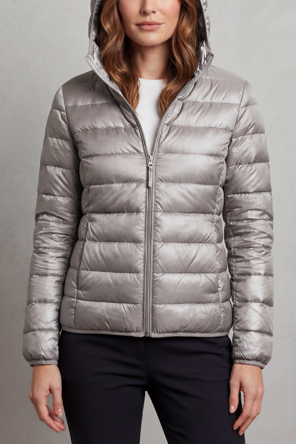 Kacob | Hooded Zip Puffer Jacket