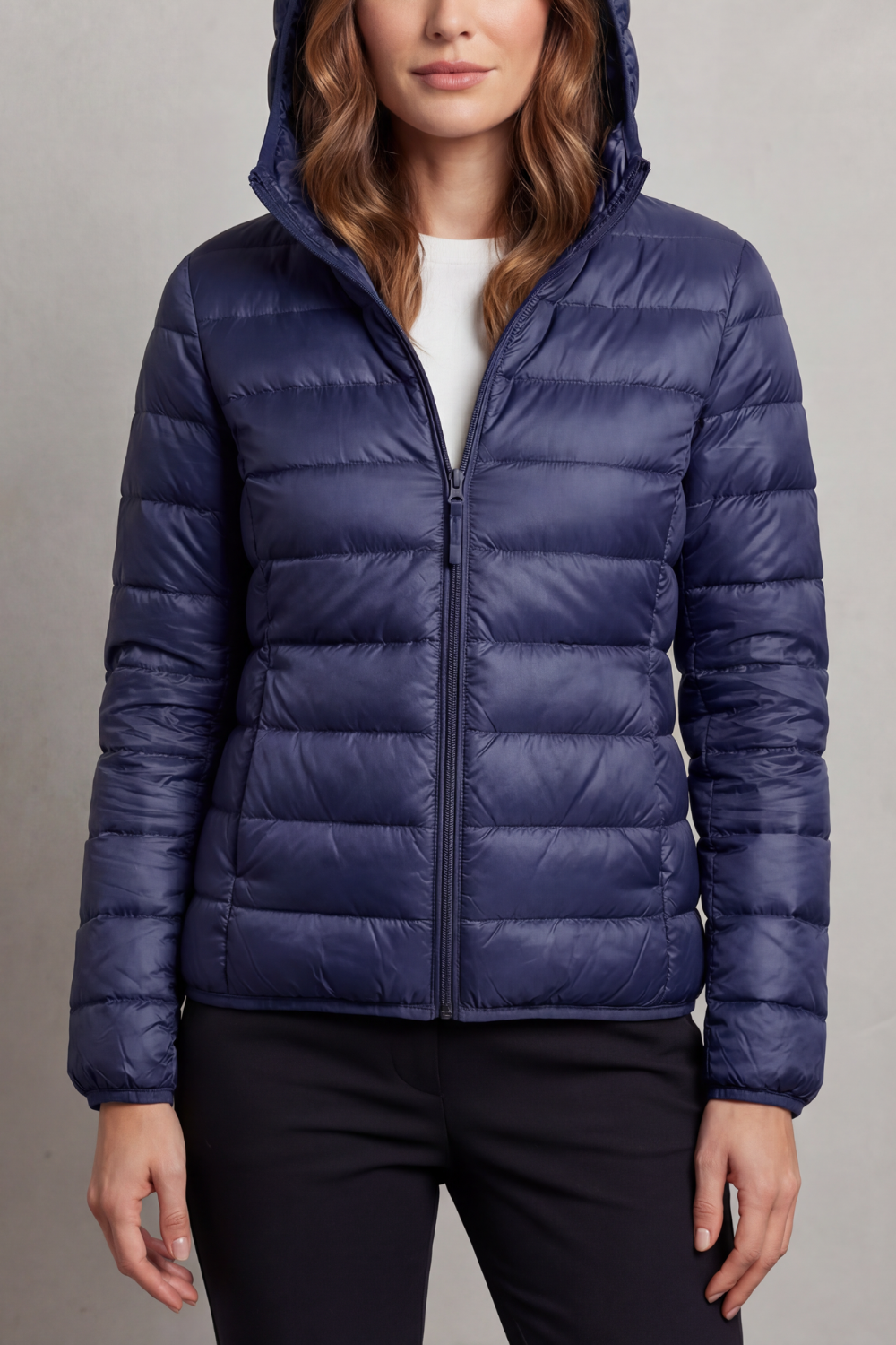 Kacob | Hooded Zip Puffer Jacket