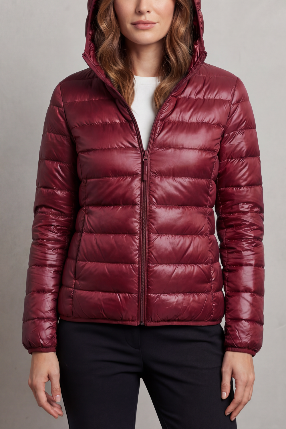 Kacob | Hooded Zip Puffer Jacket