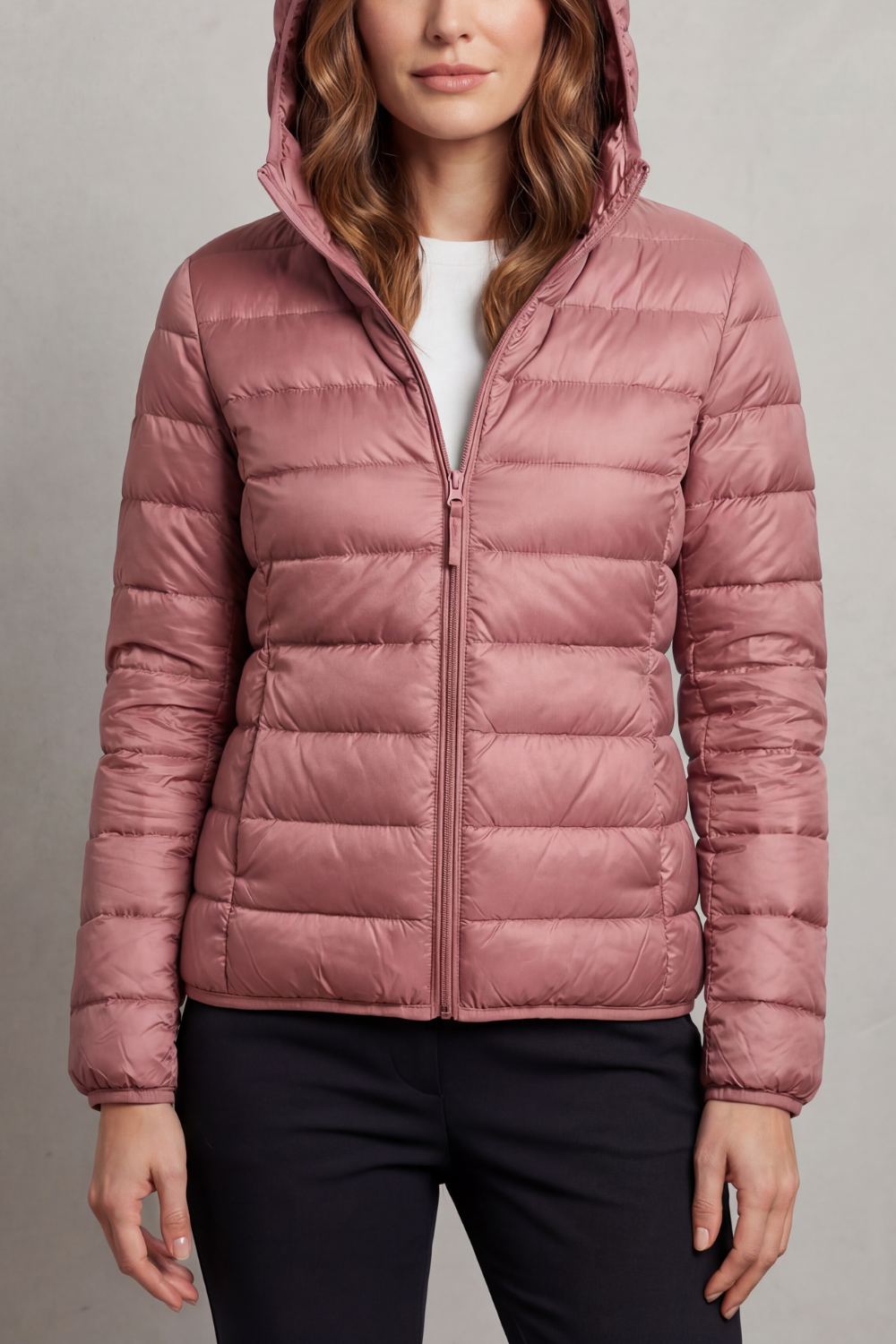 Kacob | Hooded Zip Puffer Jacket