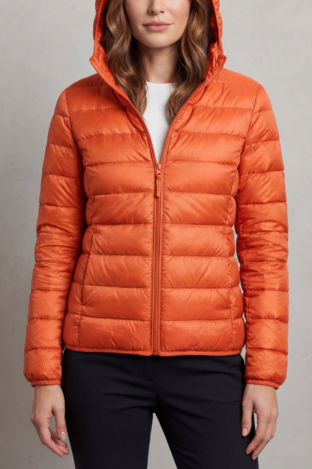 Kacob | Hooded Zip Puffer Jacket
