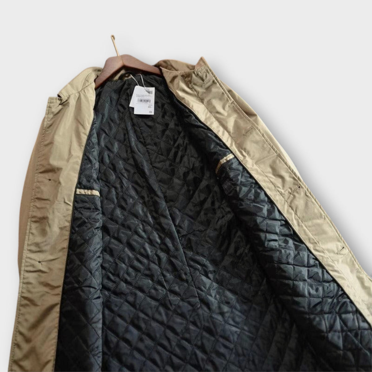 Kacob | Men's Long Trench Coat Single Breasted