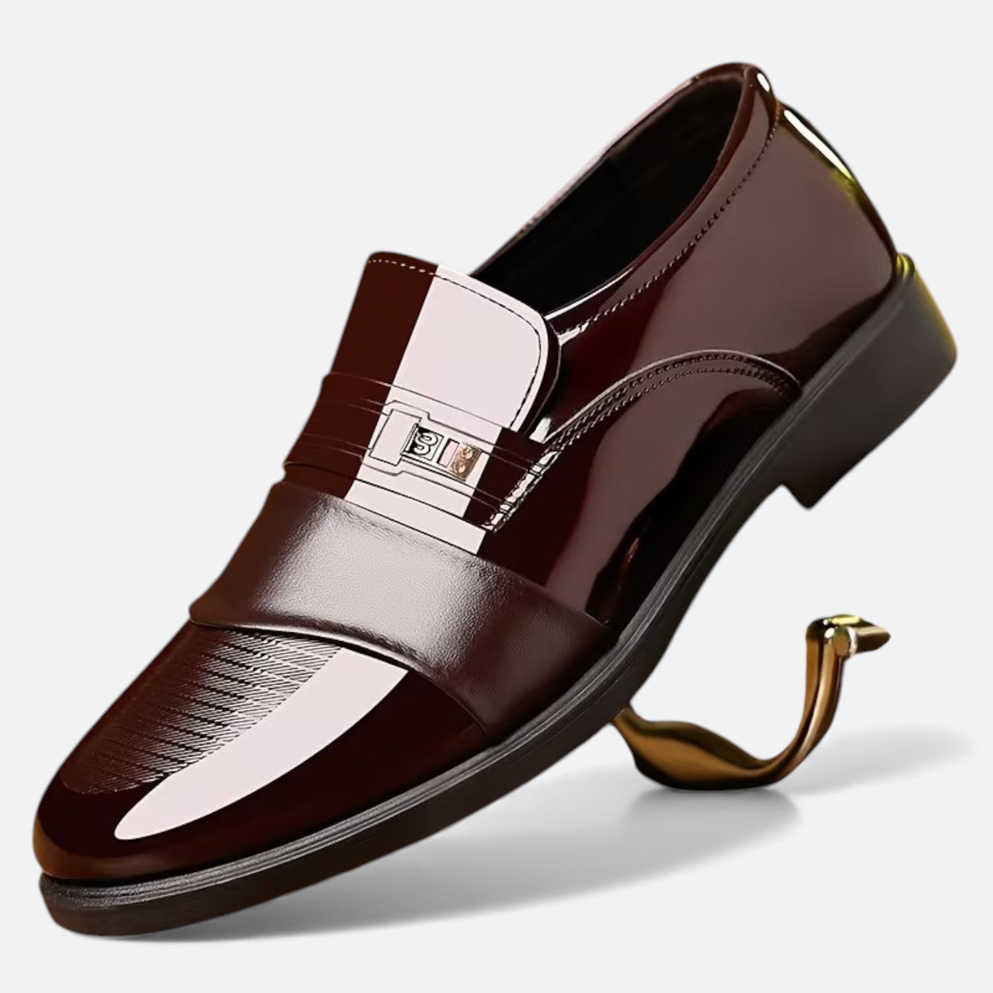 Kacob | Men's Slip On Loafers Black
