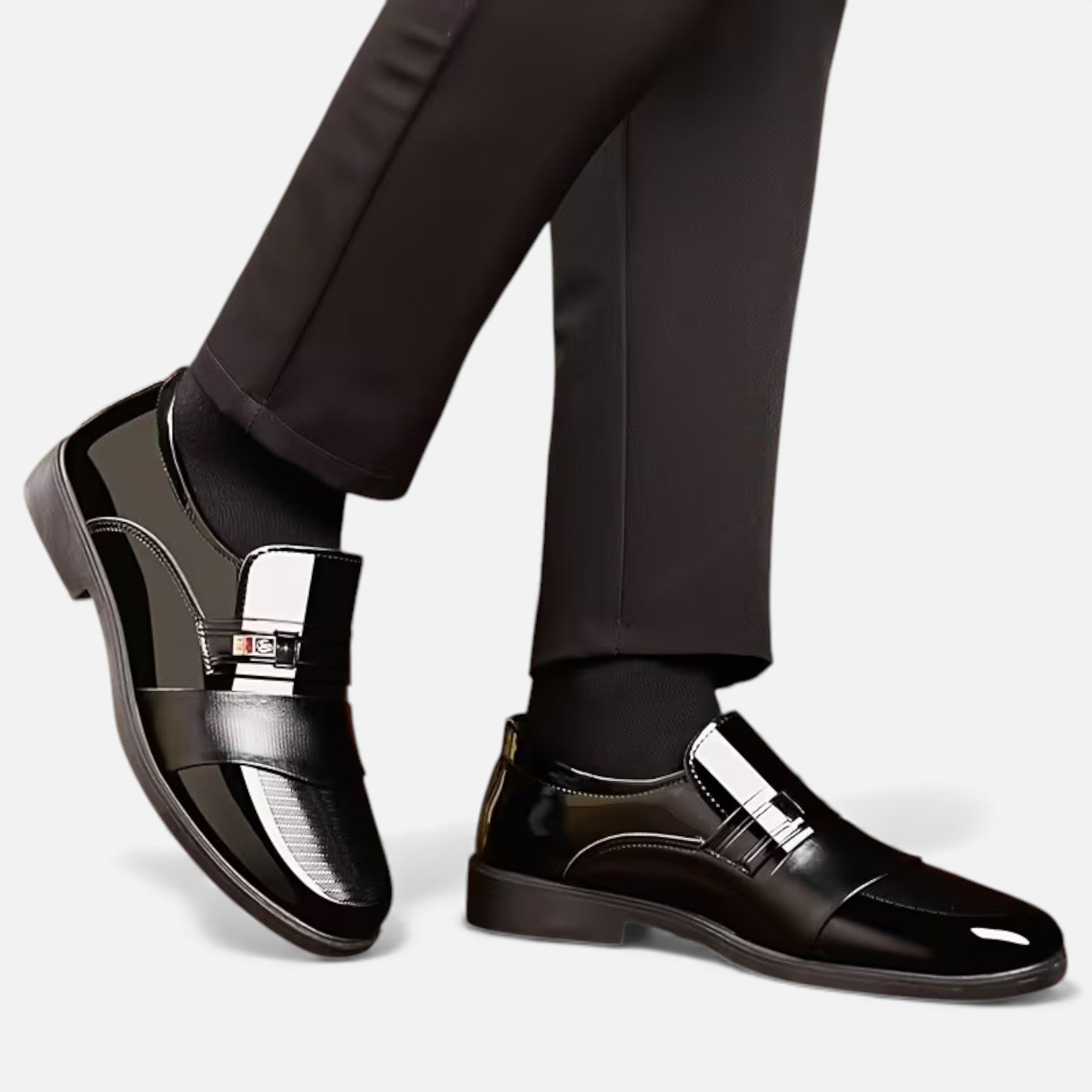 Kacob | Men's Slip On Loafers Black