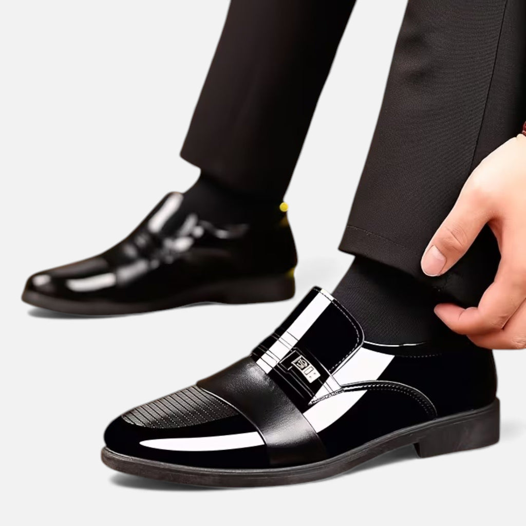 Kacob | Men's Slip On Loafers Black