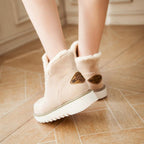 kacob womens lined winter snow boots