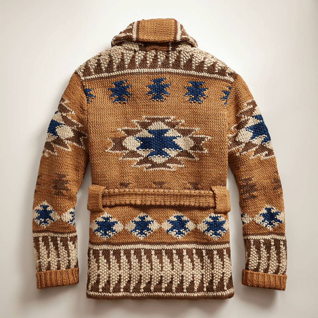 Kacob | Men's Belted Shawl Collar Tailored Gilet