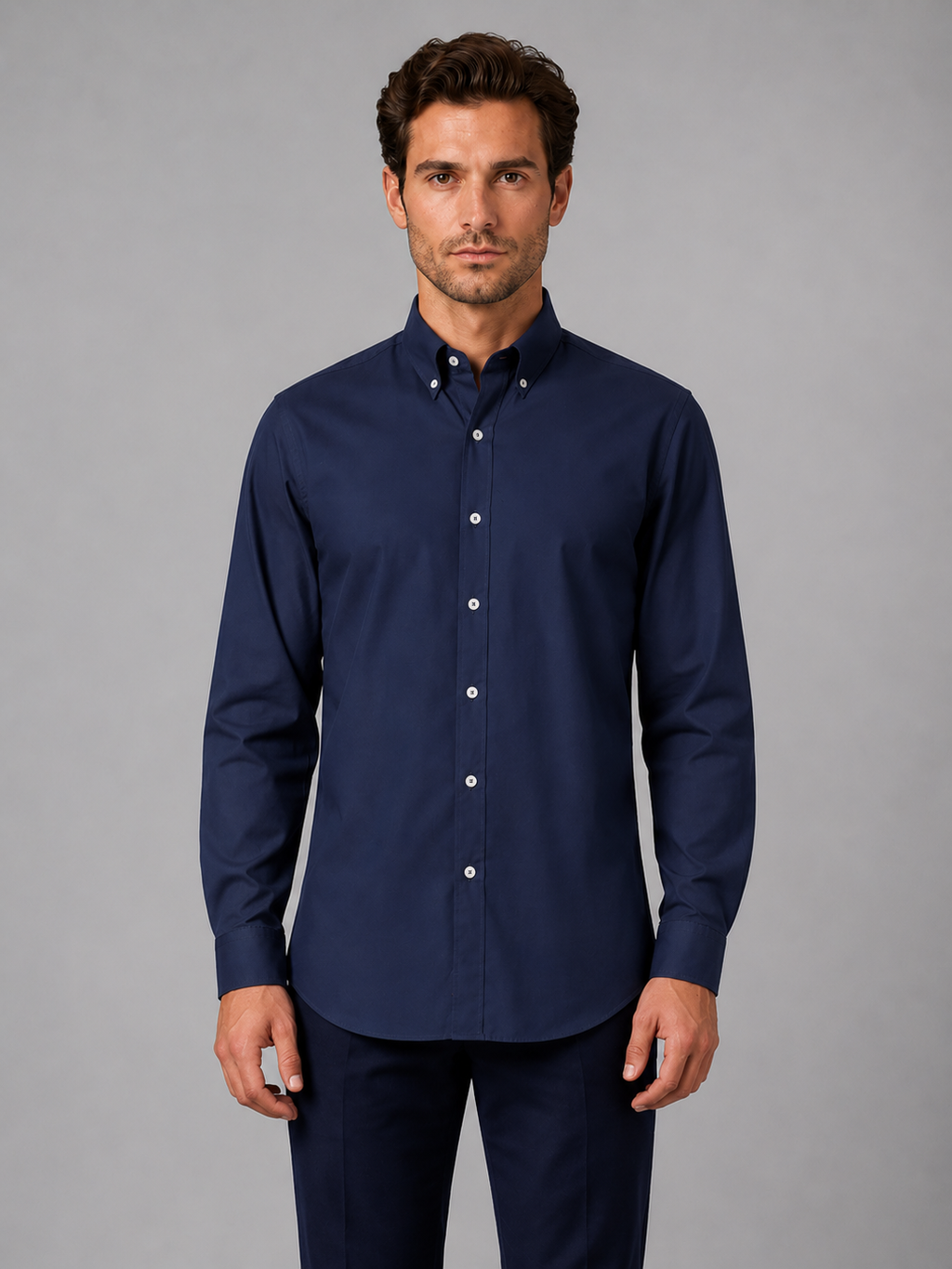 Kacob | Men's Button-Down Collar Long Sleeve Shirt