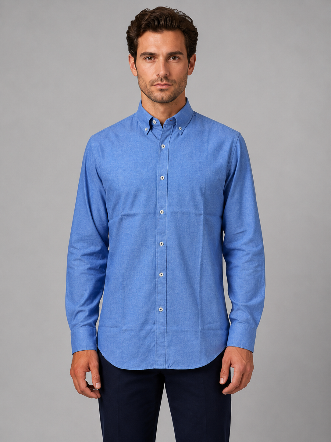 Kacob | Men's Button-Down Collar Long Sleeve Shirt