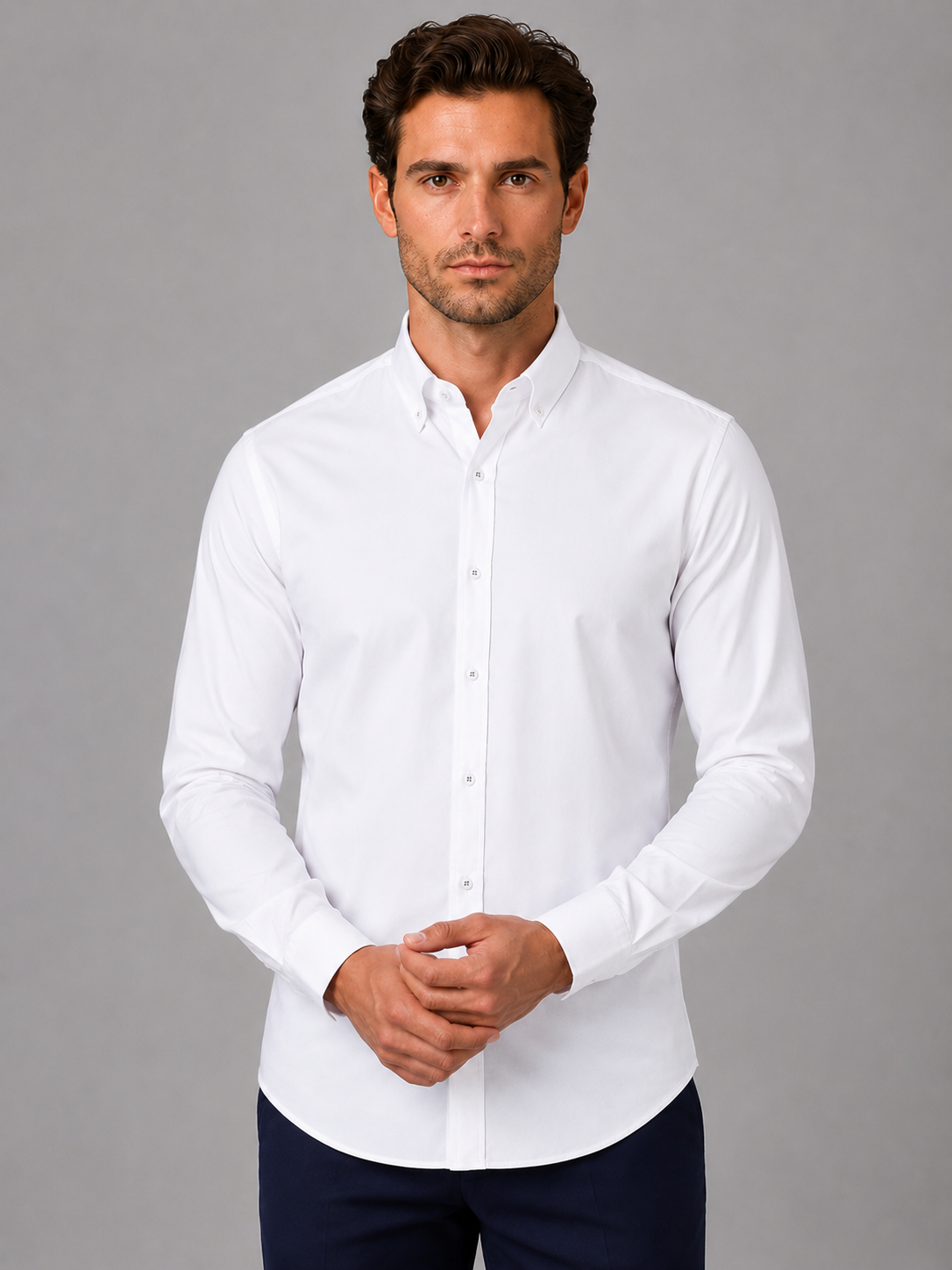 Kacob | Men's Button-Down Collar Long Sleeve Shirt