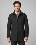 Kacob | Men's Button-Up Mac Coat