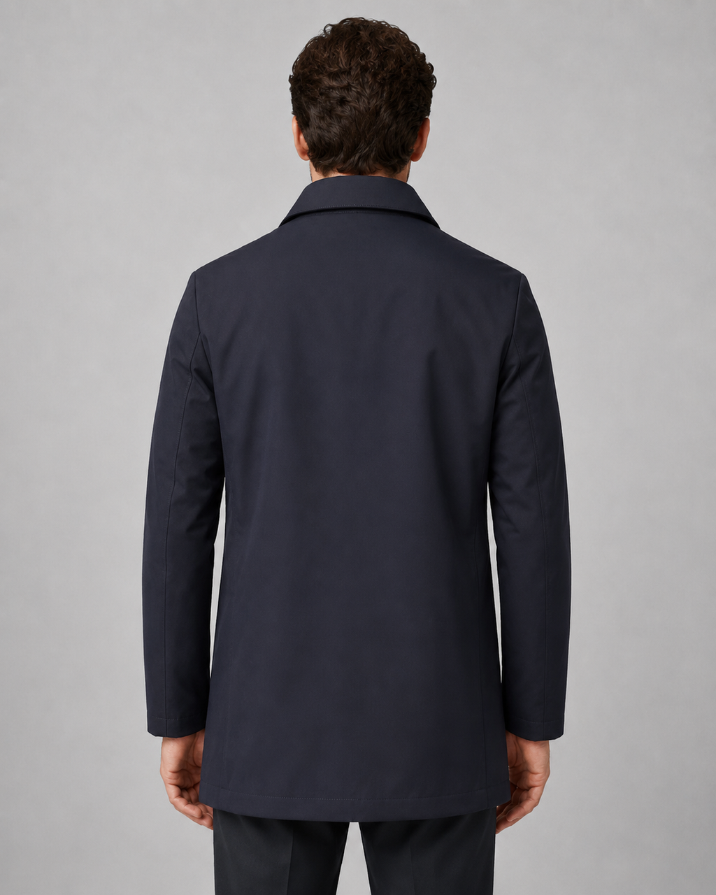 Kacob | Men's Button-Up Mac Coat