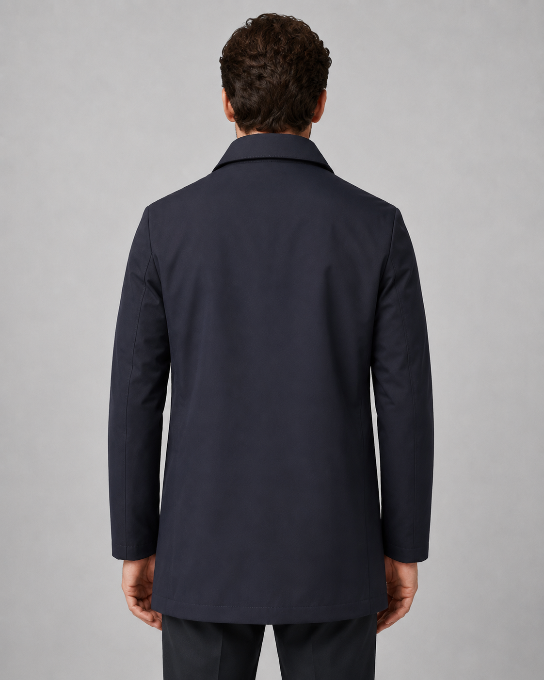 Kacob | Men's Button-Up Mac Coat