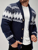 Kacob | Men's Button-Up Tailored Winter Cardigan