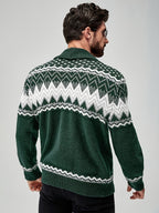 Kacob | Men's Button-Up Tailored Winter Cardigan
