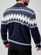 Kacob | Men's Button-Up Tailored Winter Cardigan