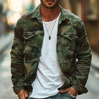 Kacob | Men's Camouflage Retro Overshirt