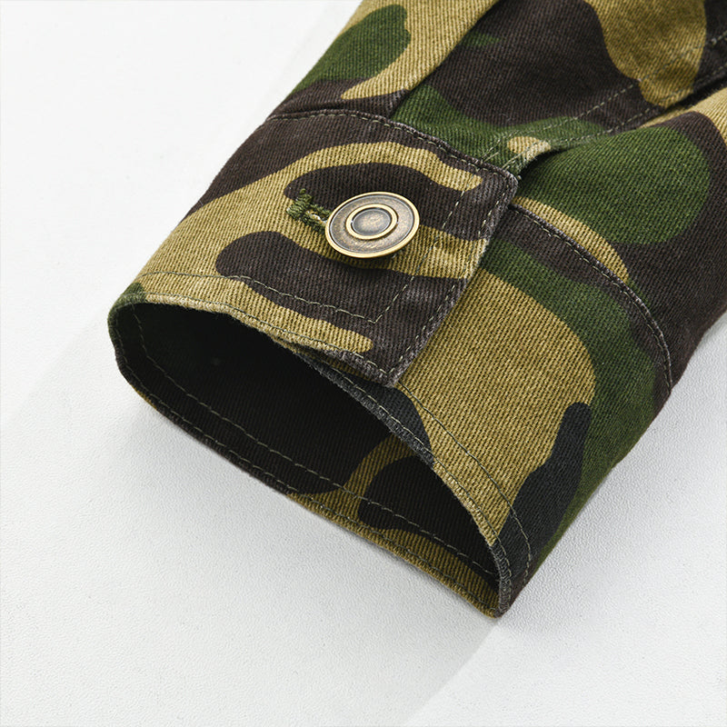 Kacob | Men's Camouflage Retro Overshirt