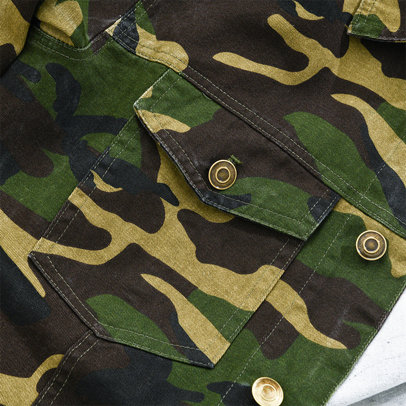 Kacob | Men's Camouflage Retro Overshirt