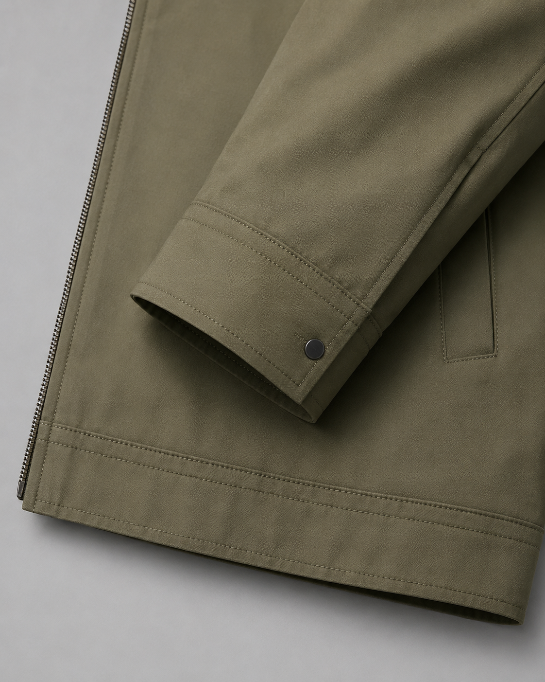Kacob | Men's Check Lined Harrington Jacket