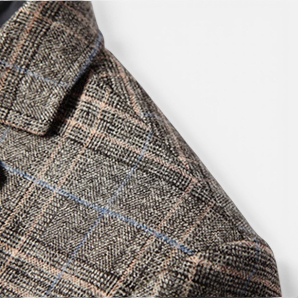 Kacob | Men's Checked Slim Fit Blazer