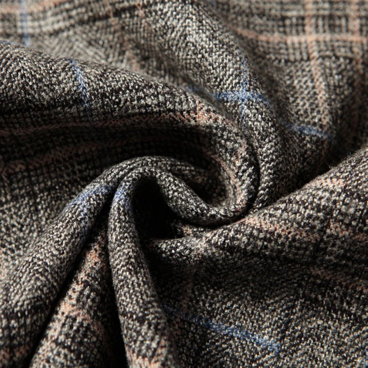Kacob | Men's Checked Slim Fit Blazer