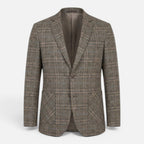 Kacob | Men's Checked Slim Fit Blazer