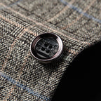 Kacob | Men's Checked Slim Fit Blazer